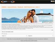 Tablet Screenshot of nimbus-boote-yachten.de